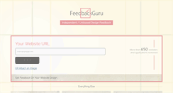 Desktop Screenshot of feedbackguru.com